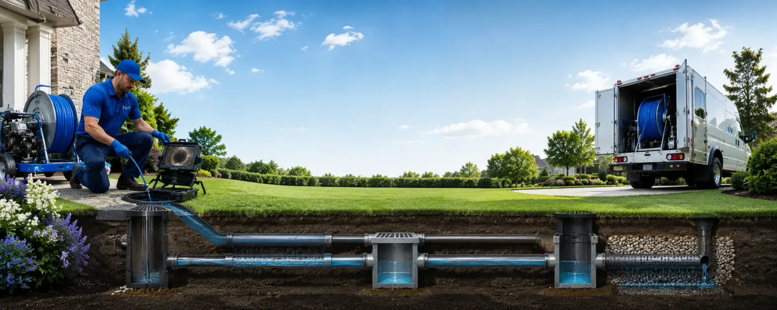 Outdoor drain cleaning information for Ashwaubenon, WI